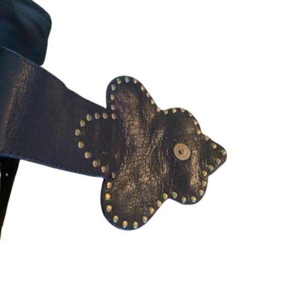 Royal Plush Boho Studded Leather Shoulder Bag - Picture 6 of 7